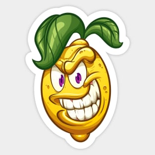 Smiling lemon Sticker